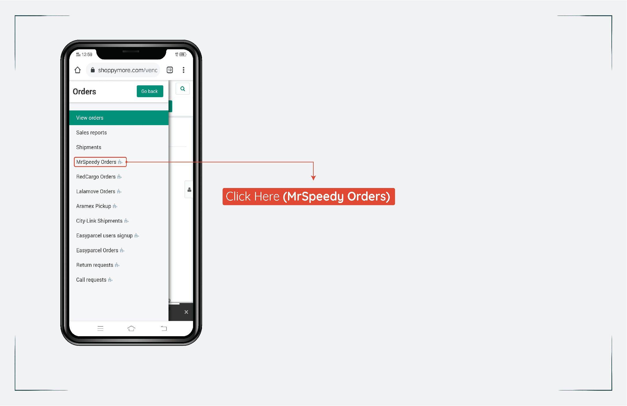 How to use MrSpeedy order handling using mobile 7